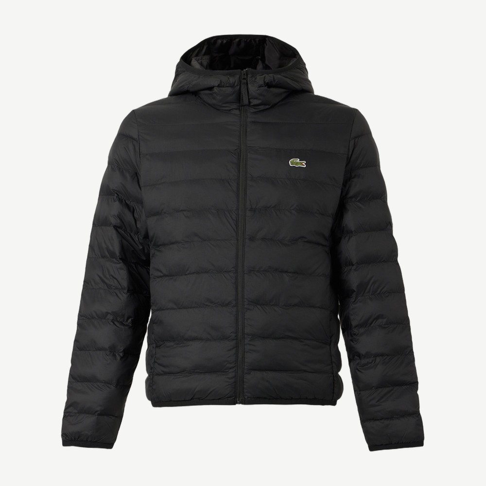Padded Hooded Jacket Black