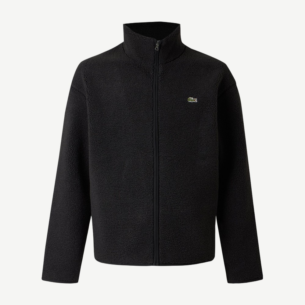 Sherpa Fleece Jacket Black