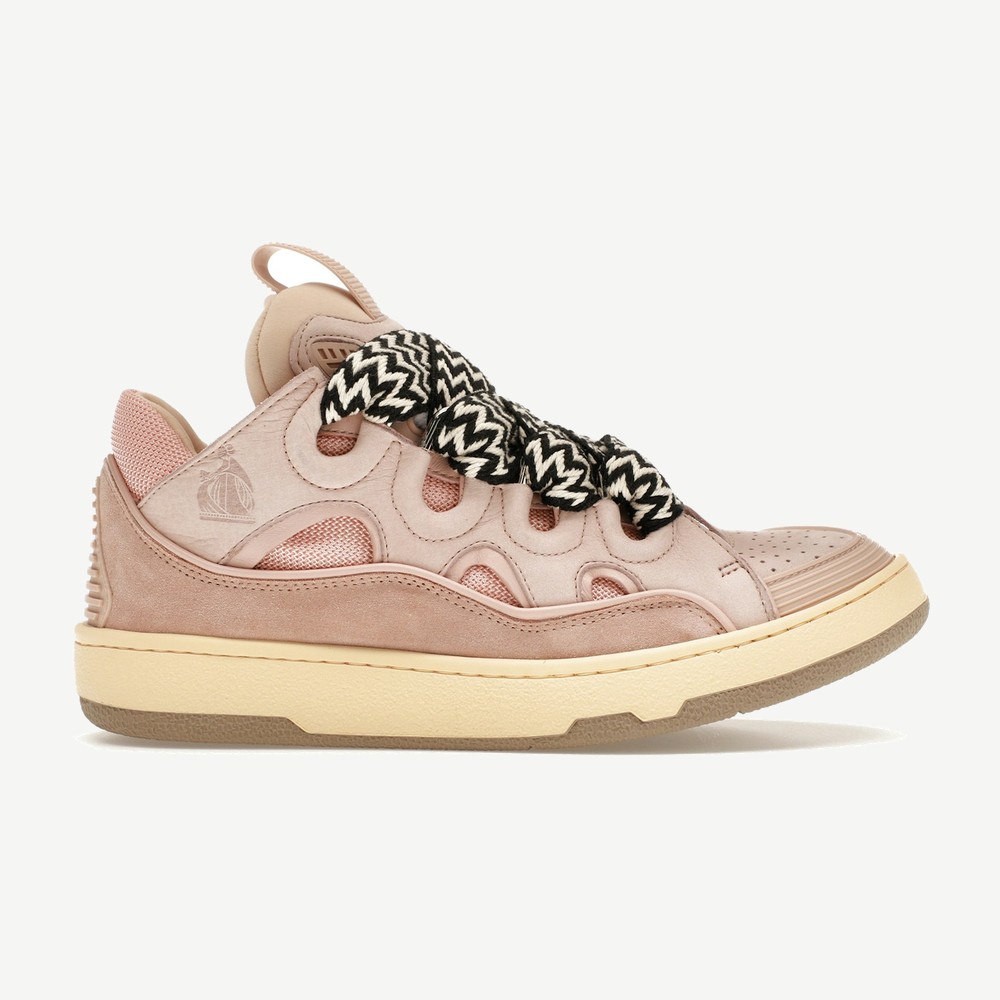 Leather Curb Pink Gum W