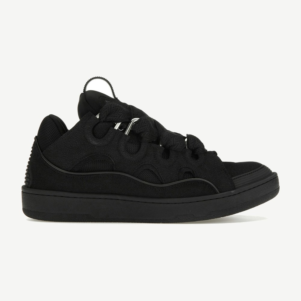 Leather Curb Triple Black