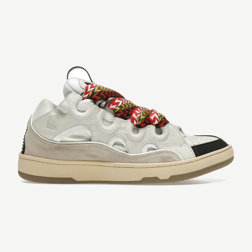 Leather Curb White Ivory