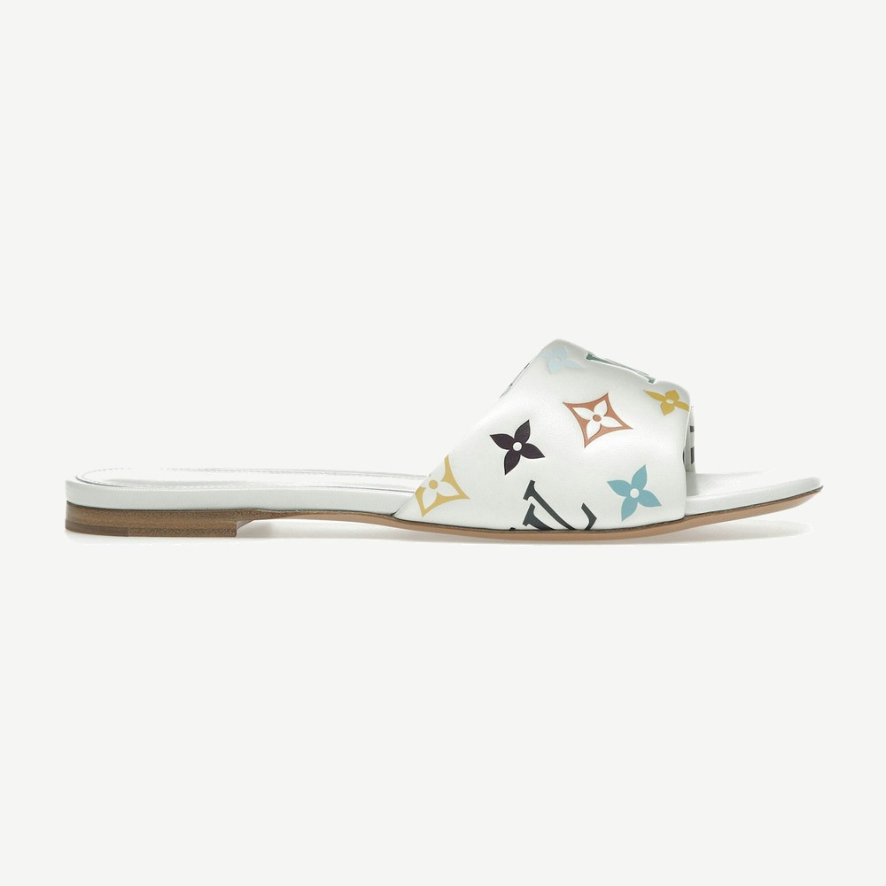 6am Flat Mules Takashi Murakami White W