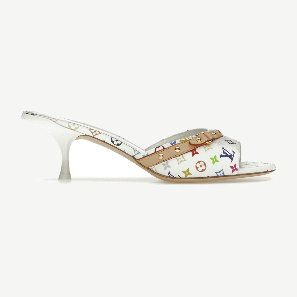 6am Mule Takashi Murakami White W