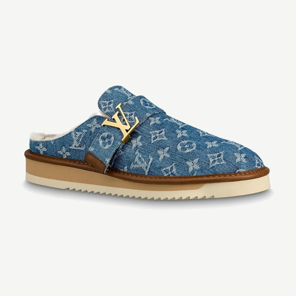 Cosy Mule Monogram Denim