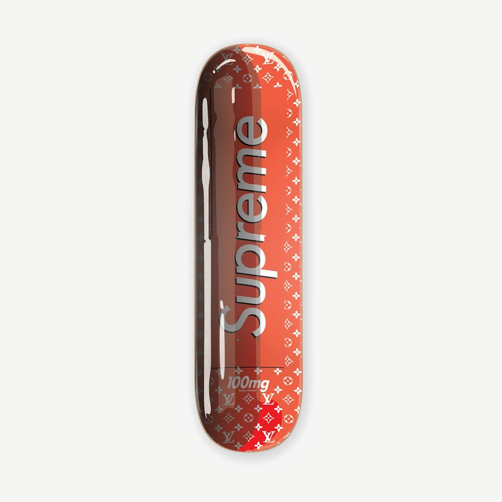 Denial Designer Drugs Supreme X Louis Vuitton Skateboard Deck Mu