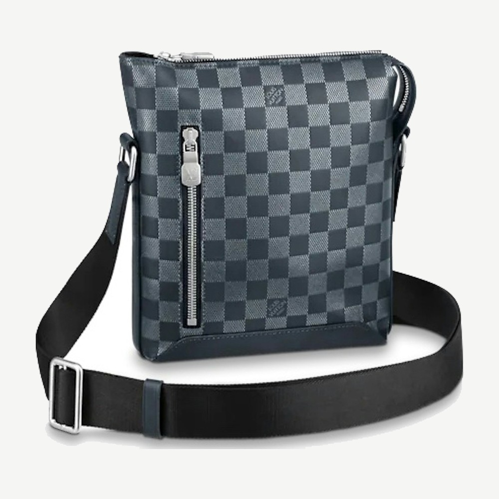 Discovery Bb Messenger Bag Damier Infini Astral Silver