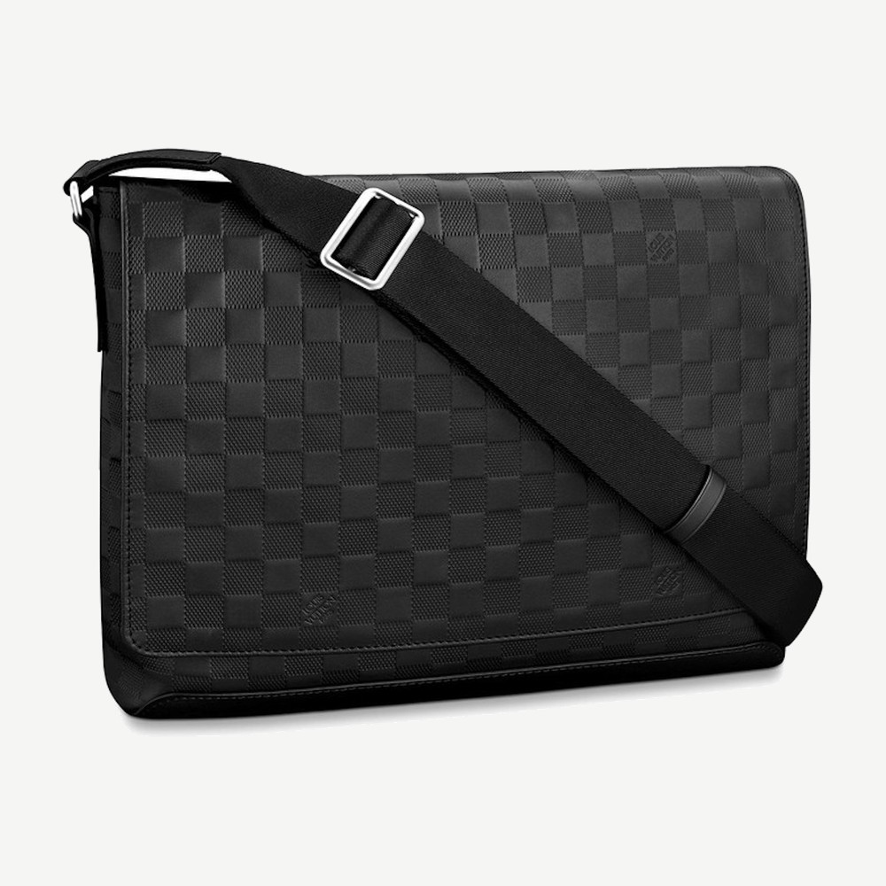 District Messenger Bag Damier Infini Mm Onyx