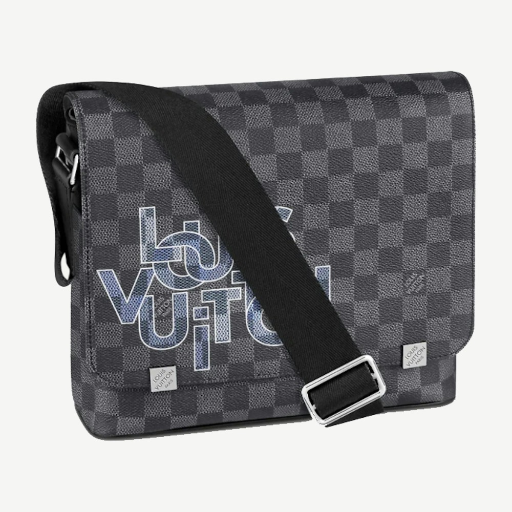 District Messenger Pm Damier Graphite