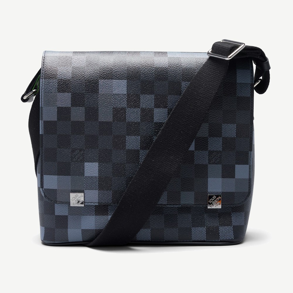 District Pm Damier Graphite Pixel Gris Studio 1