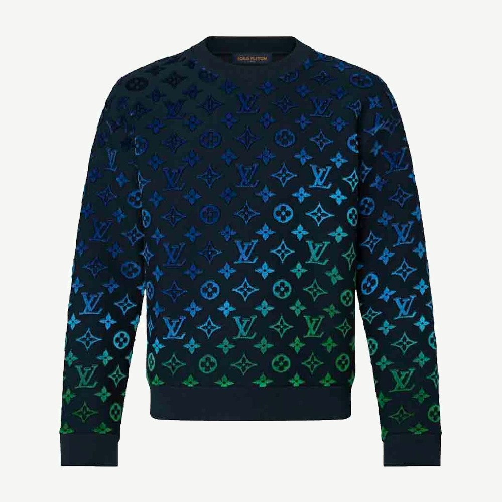 Gradient Monogram Fil Coup Sweatshirt Multicolor