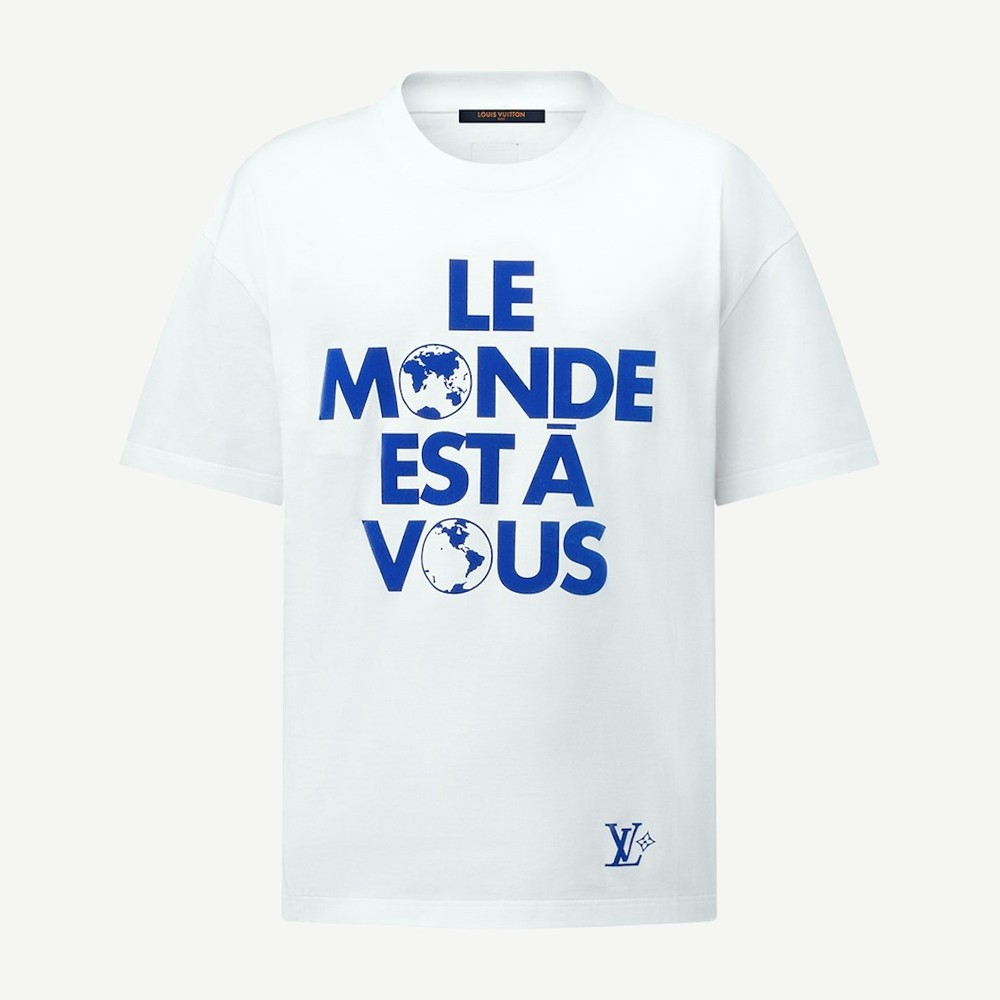 Graphic Cotton T Shirt Milky White