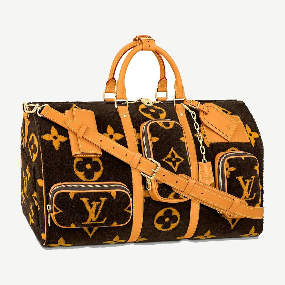 Keepall 50 Multipocket Monogram Tuffetage Multicolor