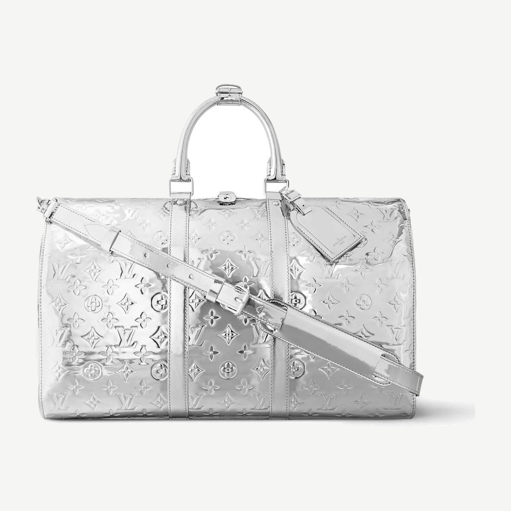 Keepall Bandouliere 45 Silver