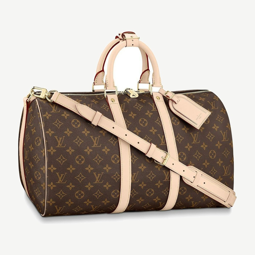 Keepall Bandouliere Monogram 45 Brown With Accessories