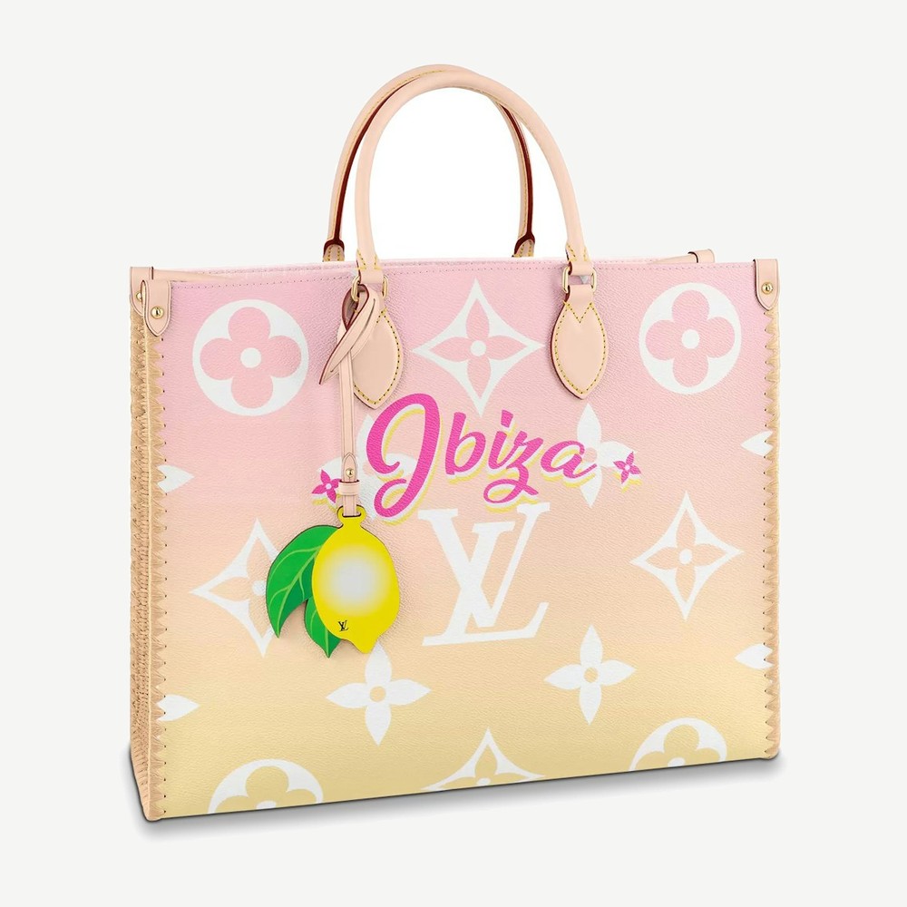 LV Onthego Ibiza Exclusive Gm By The Pool Pink