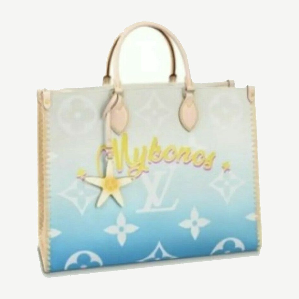 LV Onthego Mykonos Exclusive Gm By The Pool Blue
