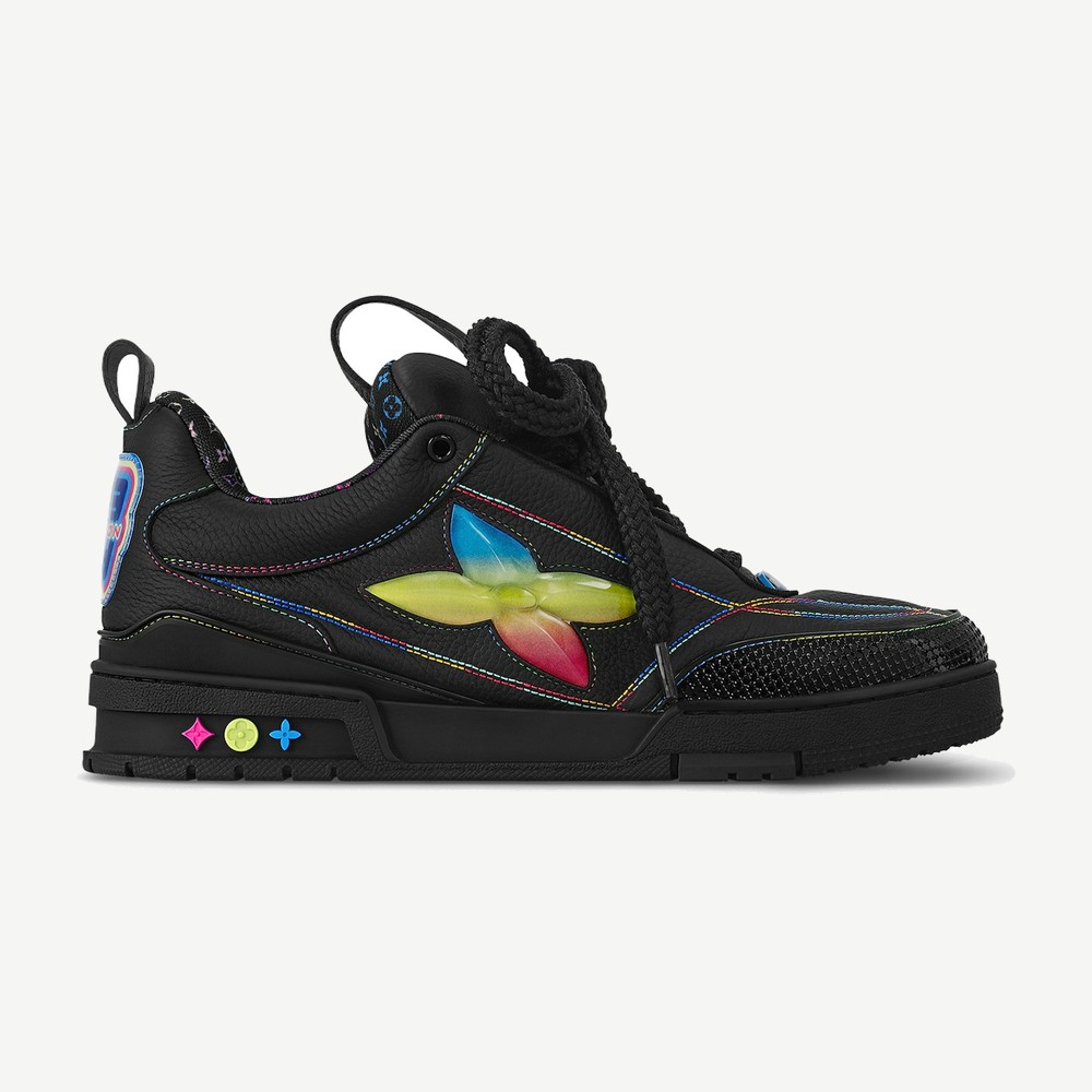 LV Skate Black Gradient Monogram Flower