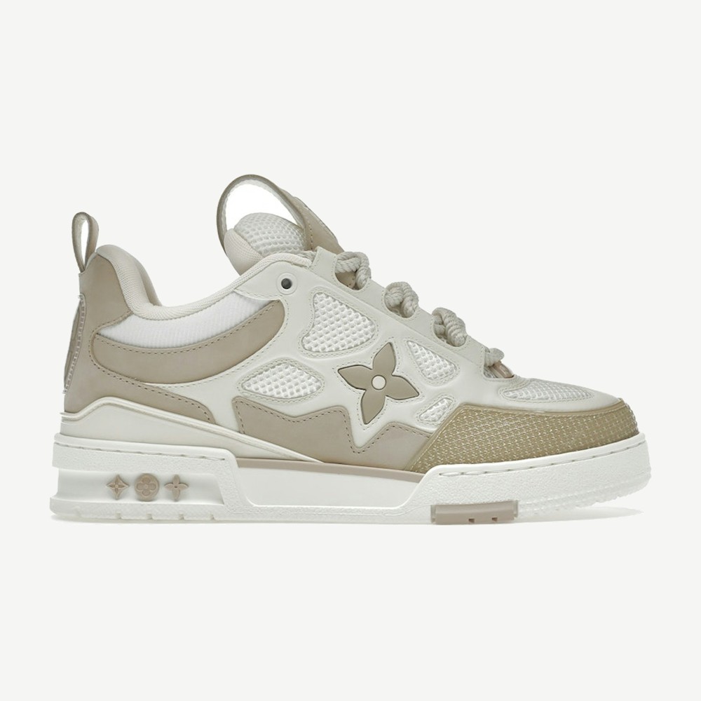 LV Skate Sneaker Beige White