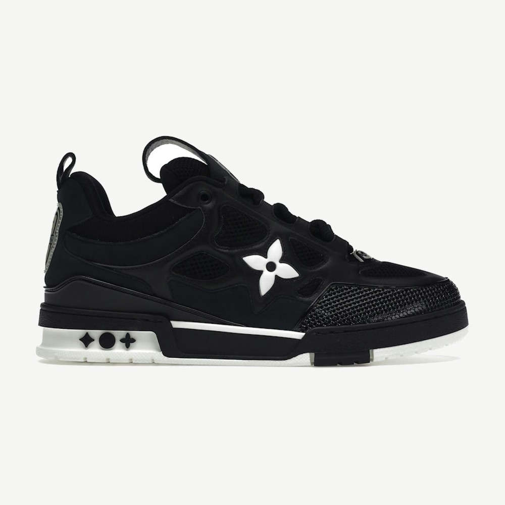 LV Skate Sneaker Black White