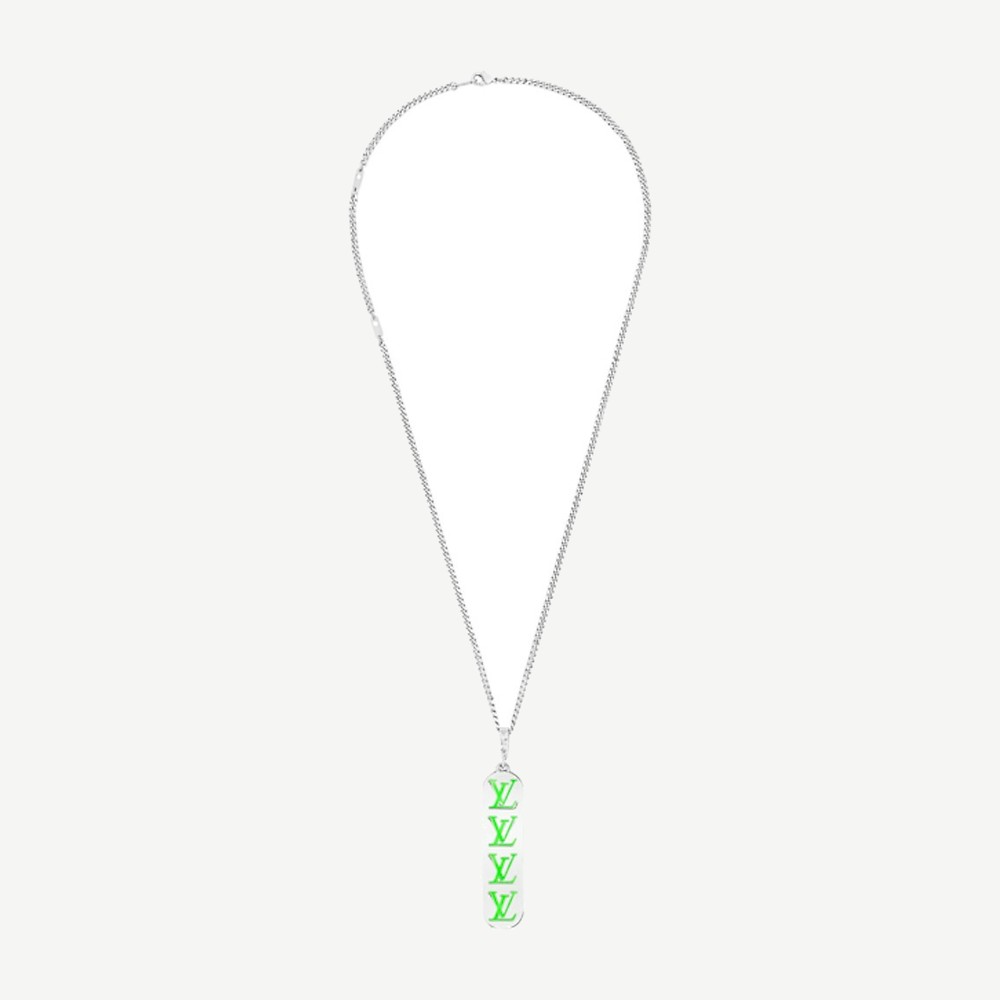 LV Skateboard Pendant Green