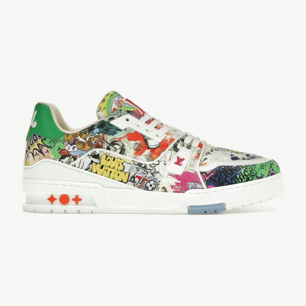 LV Trainer Comic Motifs Multi Ss23