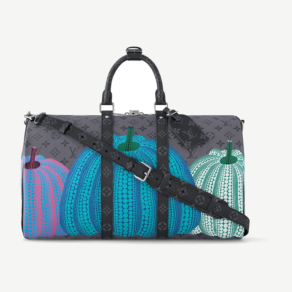 LV X Yk Keepall Bag 45 Pumpkin Print