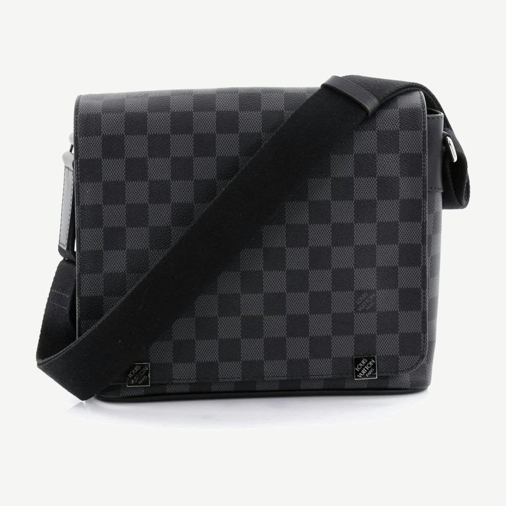 Messenger District Damier Graphite Pm Black