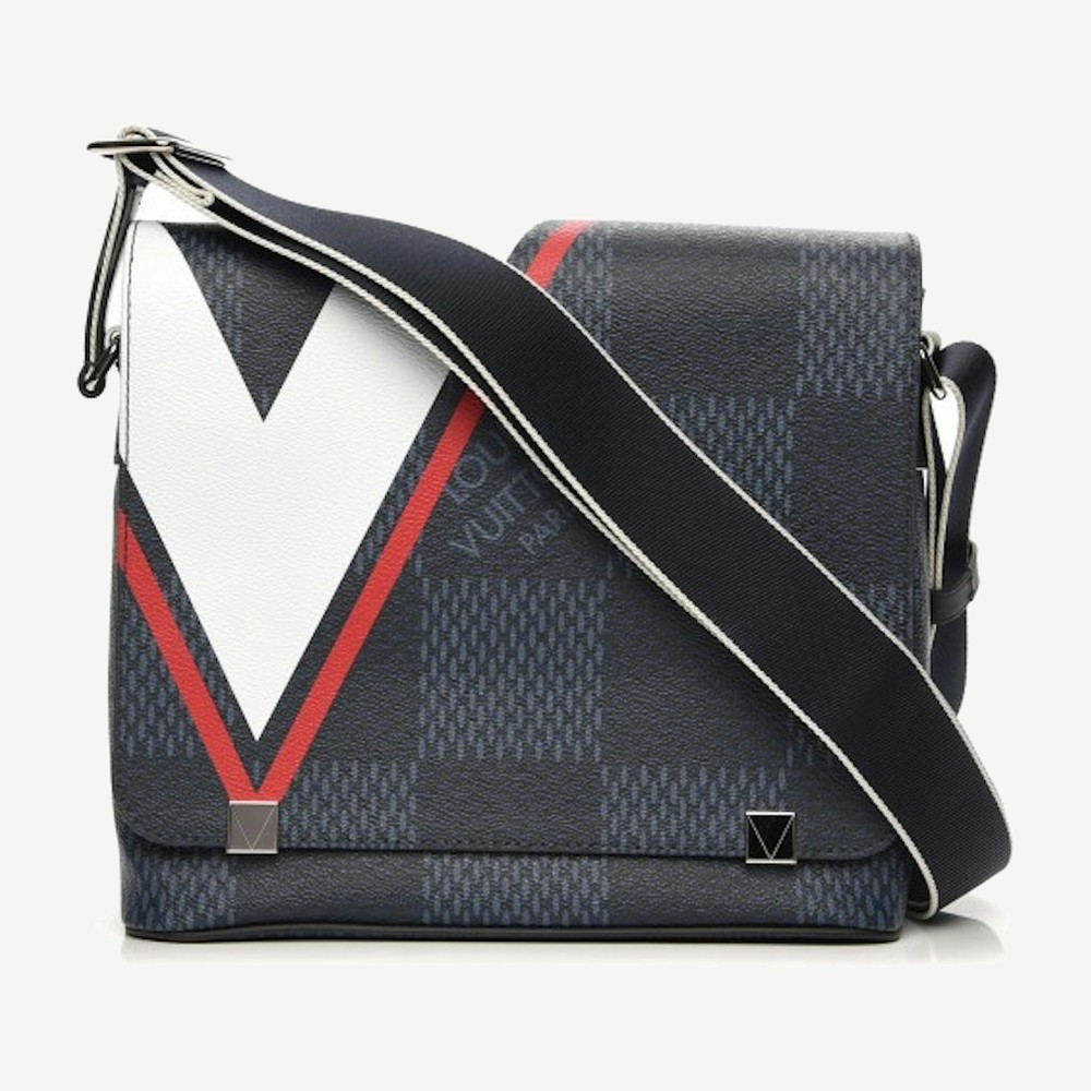 Messenger Latitude Pm Damier Cobalt America's Cup District Red