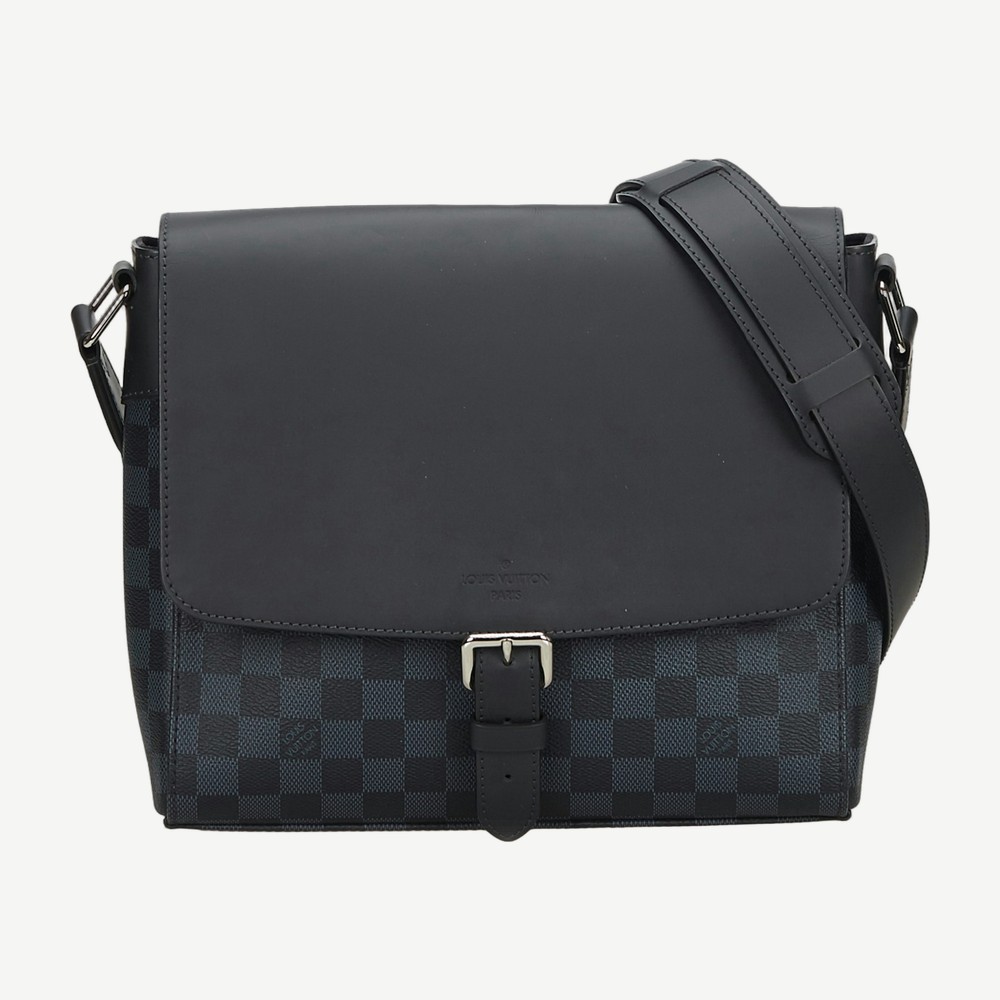 Newport Messenger Damier Cobalt Pm Black Midnight Blue