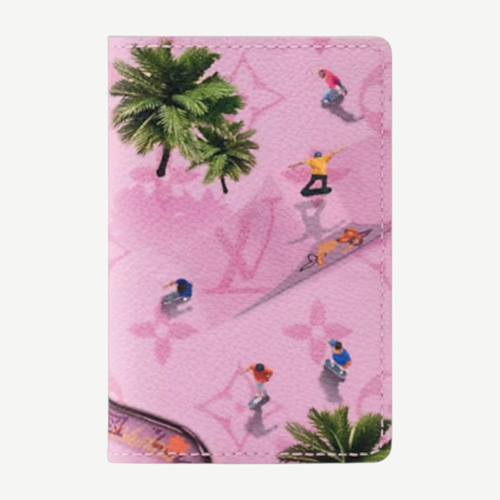Skateboard Pocket Organizer Skateboard Pink