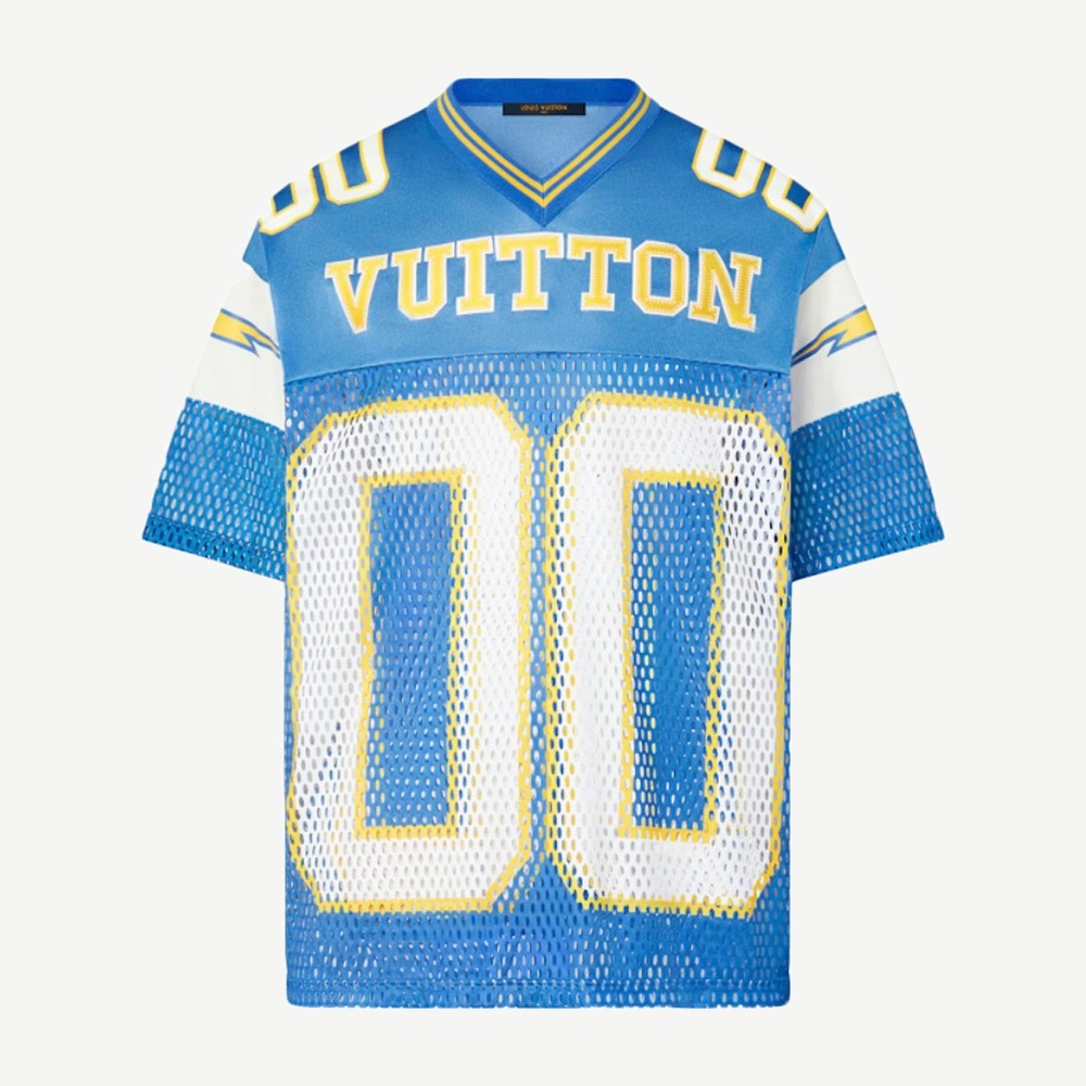 Sporty T Shirt With Patch Blue