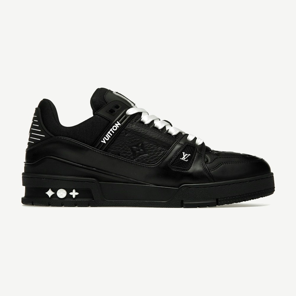 Trainer Black Embossed Monogram