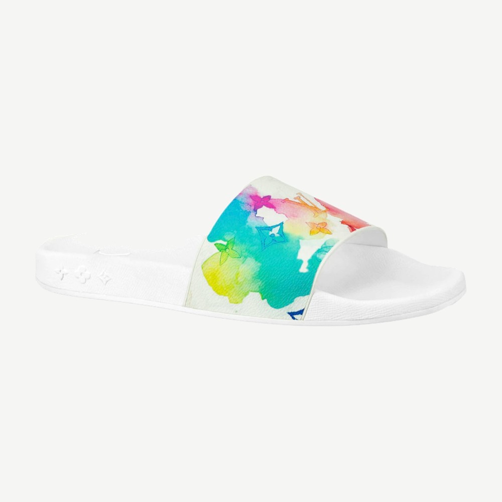 Waterfront Mule Multicolor Watercolor