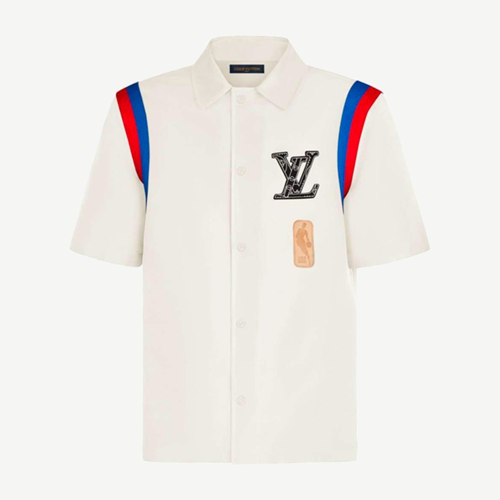 X Nba Basketball Short Sleeved Shirt Beige