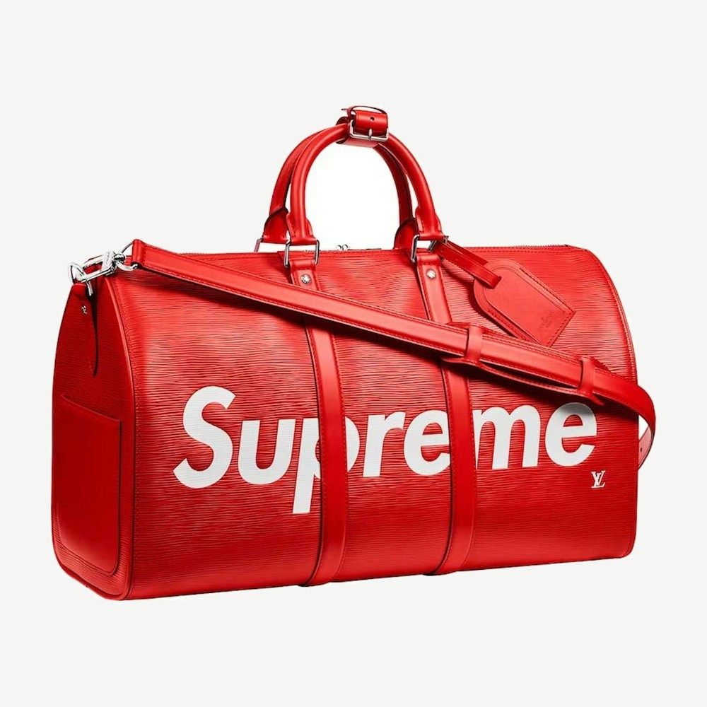 X Supreme Keepall Bandouliere Epi Supreme 45 Red