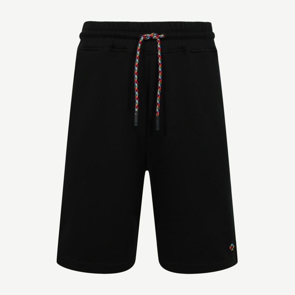 Colorful Cross Shorts Black