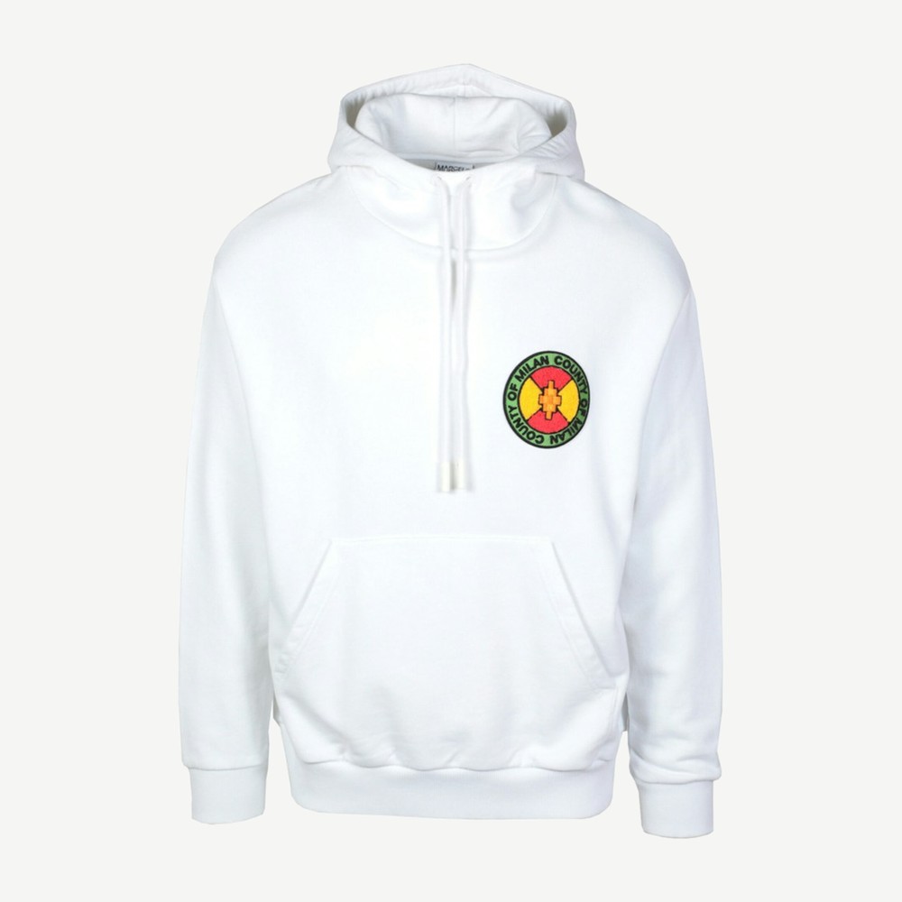 Country Park Patch Hoodie White