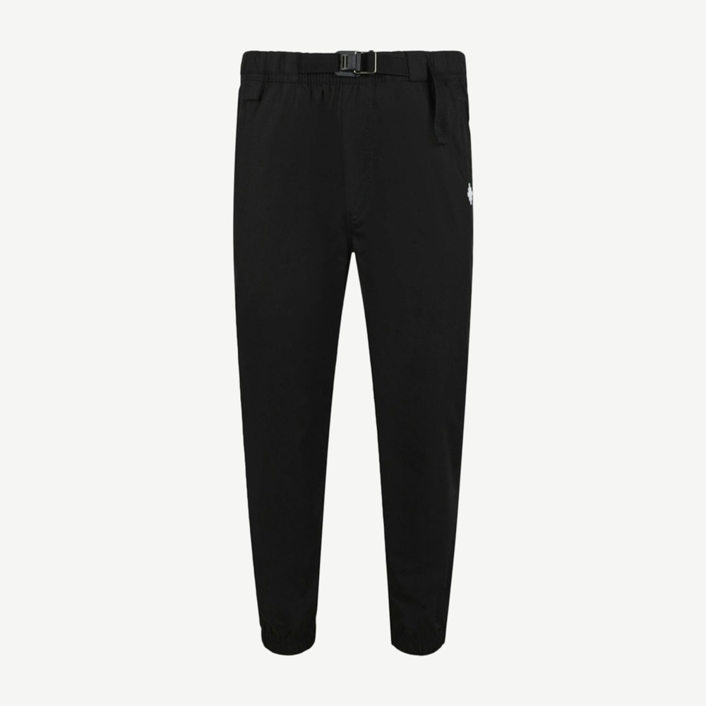 Cross Buckle Joggers Black