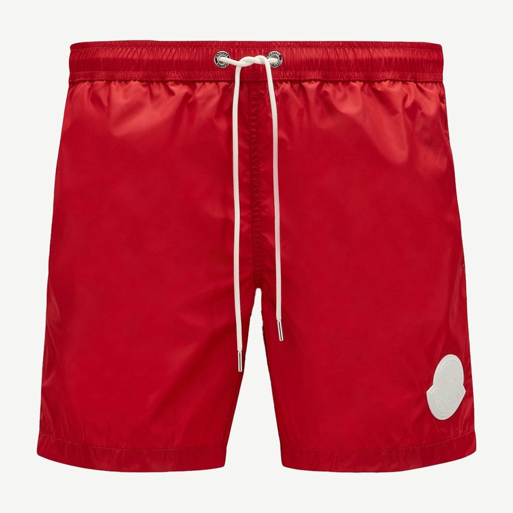 Drawcord Swim Shorts Scarlet Red