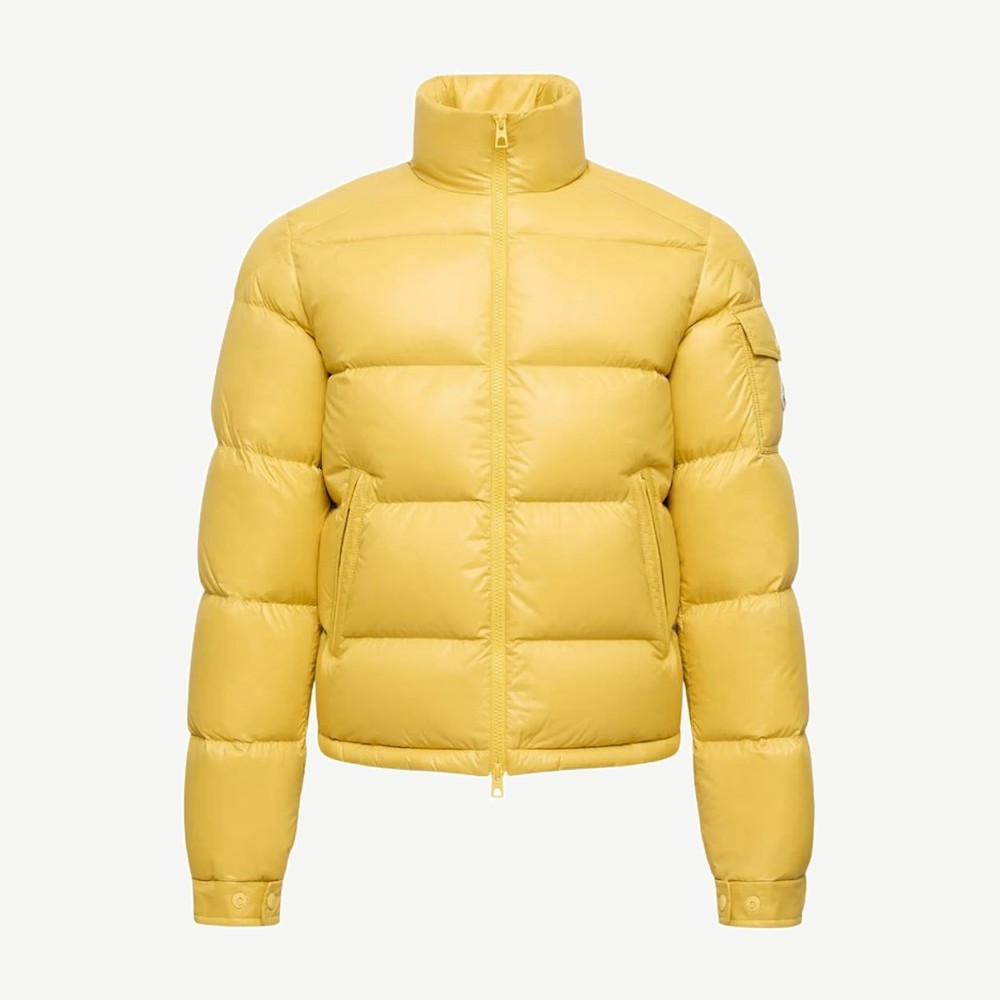 Levitha Hooded Short Down Jacket Yellow