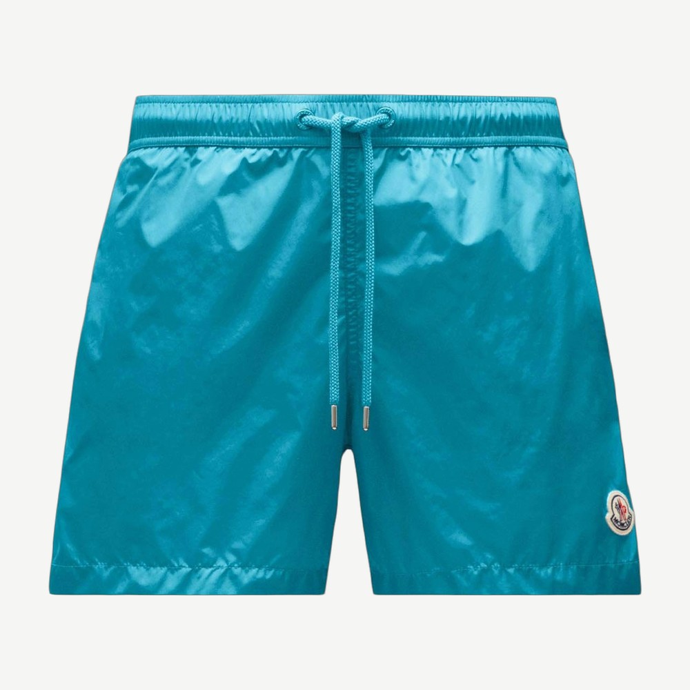 Logo Patch Swim Shorts Capri