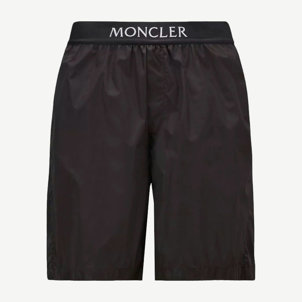 Plain Logo Swim Shorts Black