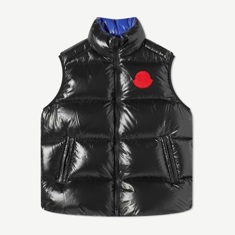 Sumido Down Gilet Black Blue Red
