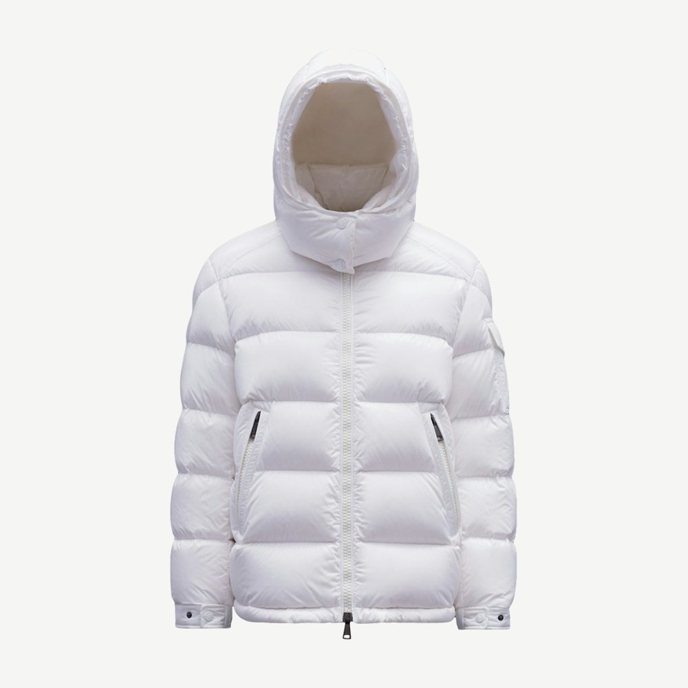 Womens Maire Short Down Jacket Glossy Off White