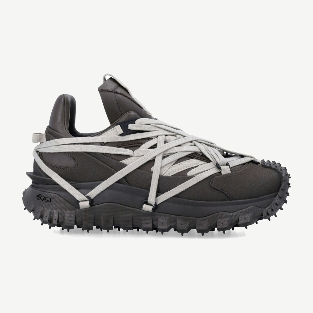 X Rick Owens Trailgrip Megalace Brown