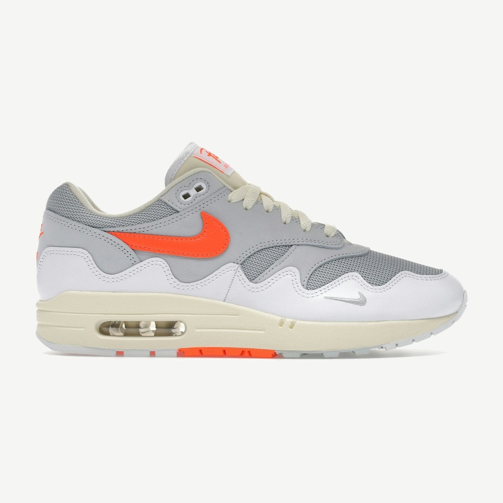 Air Max 1 Patta Waves White Hyper Crimson