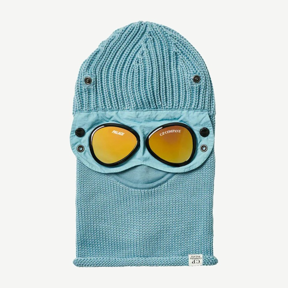Cp Company Goggle Balaclava Blue