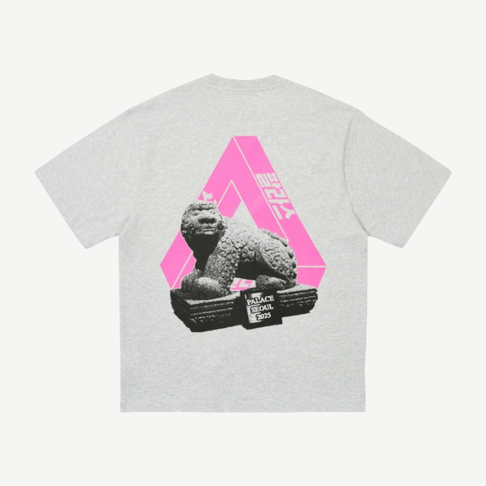 Seoul 2 Seoul Tri Ferg T Shirt Grey Marl