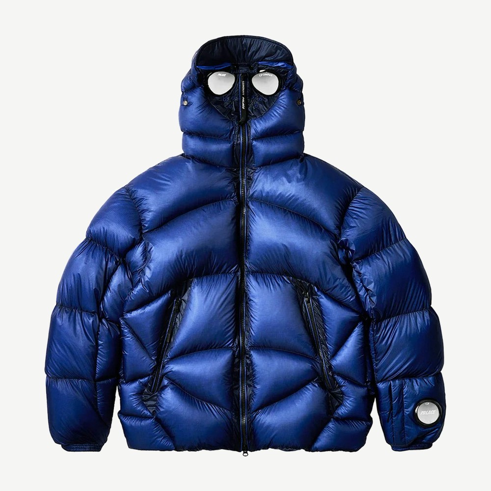 X Cp Company Puffer Jacket Bright Cobalt