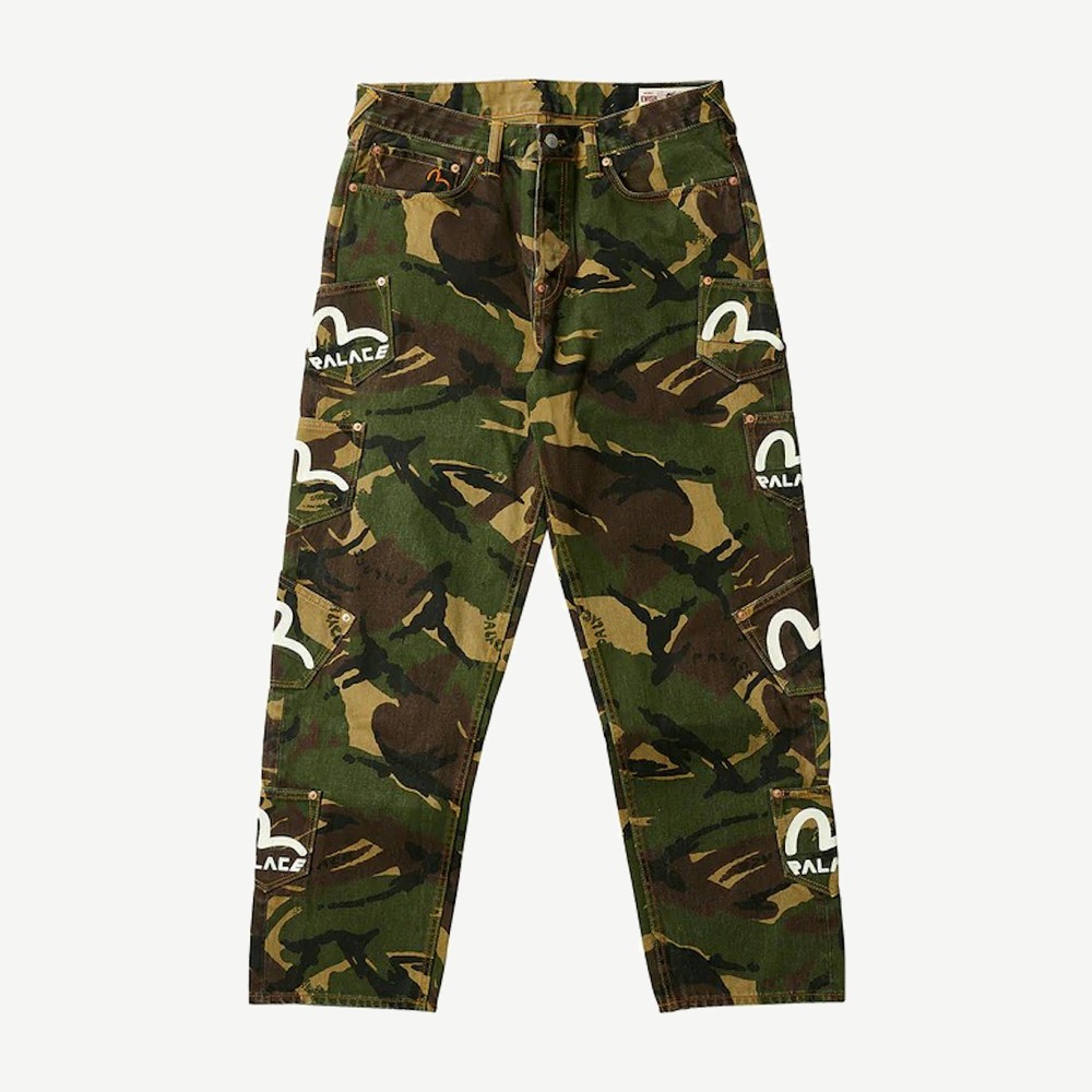 X Evisu Denim Jean Camo